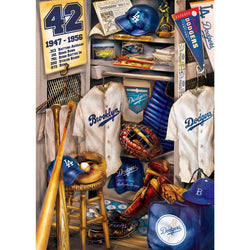 Los Angeles Dodgers - Locker Room 500 Piece Jigsaw Puzzle (ONLINE ORDER ONLY)