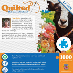 Quilted - Black Sheep of the Family 1000 Piece Jigsaw Puzzle (ONLINE ORDER ONLY)