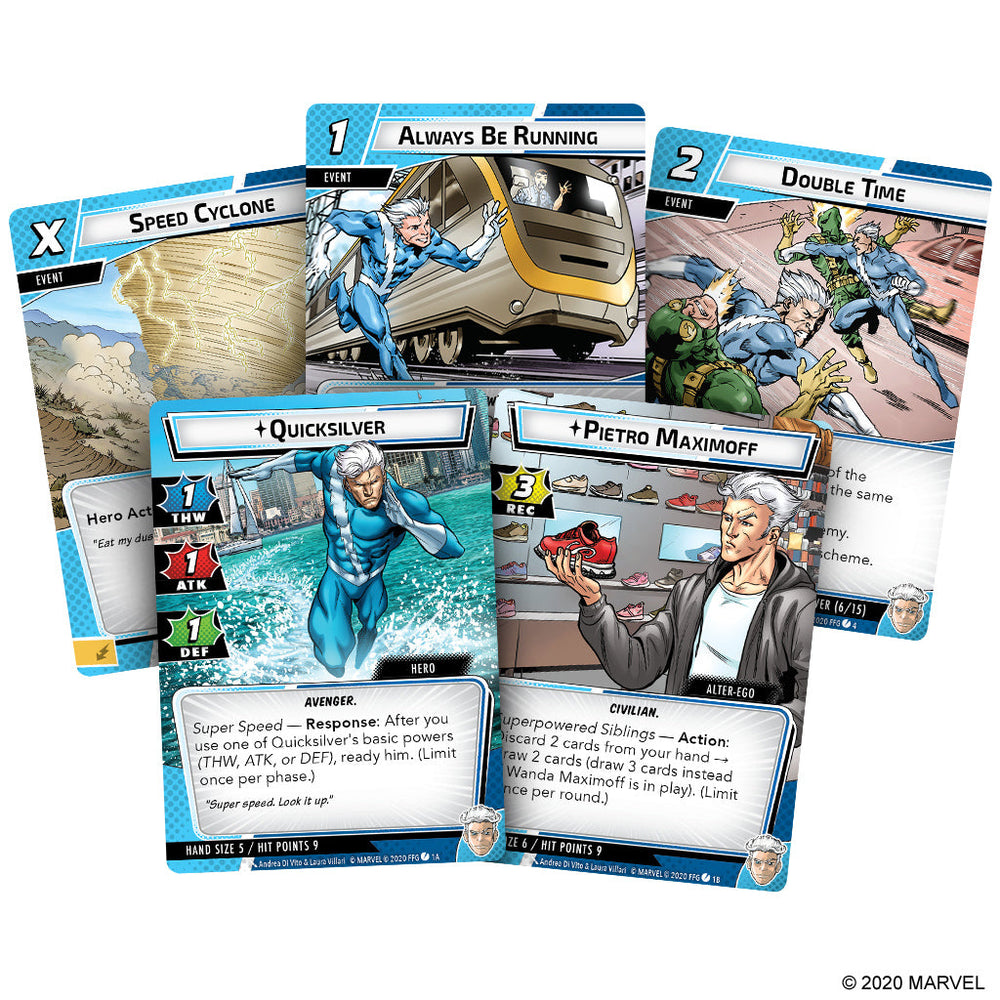 Marvel Champions LCG: Quicksilver Hero Pack (ONLINE ORDER ONLY)