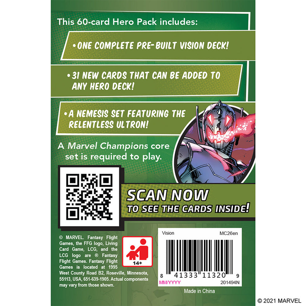 Marvel Champions LCG: Vision Hero Pack (ONLINE ORDER ONLY)