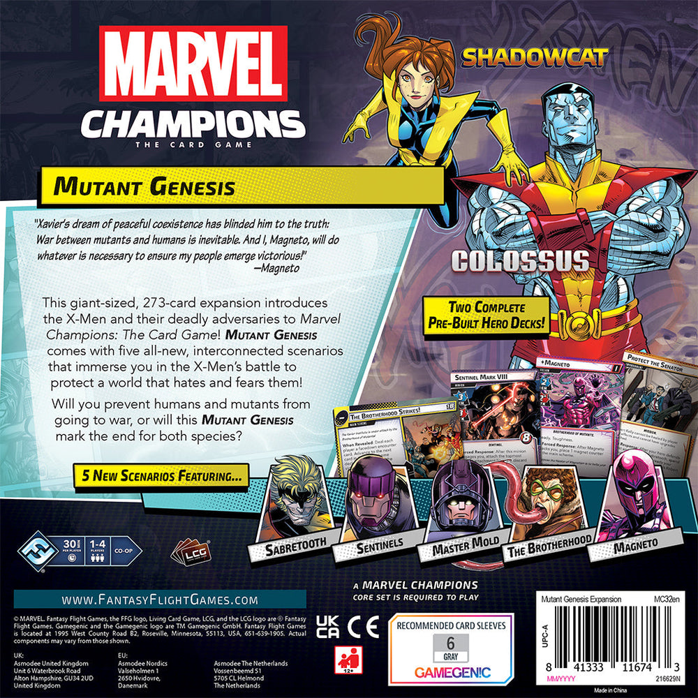 Marvel Champions LCG: Mutant Genesis Expansion (ONLINE ORDER ONLY)