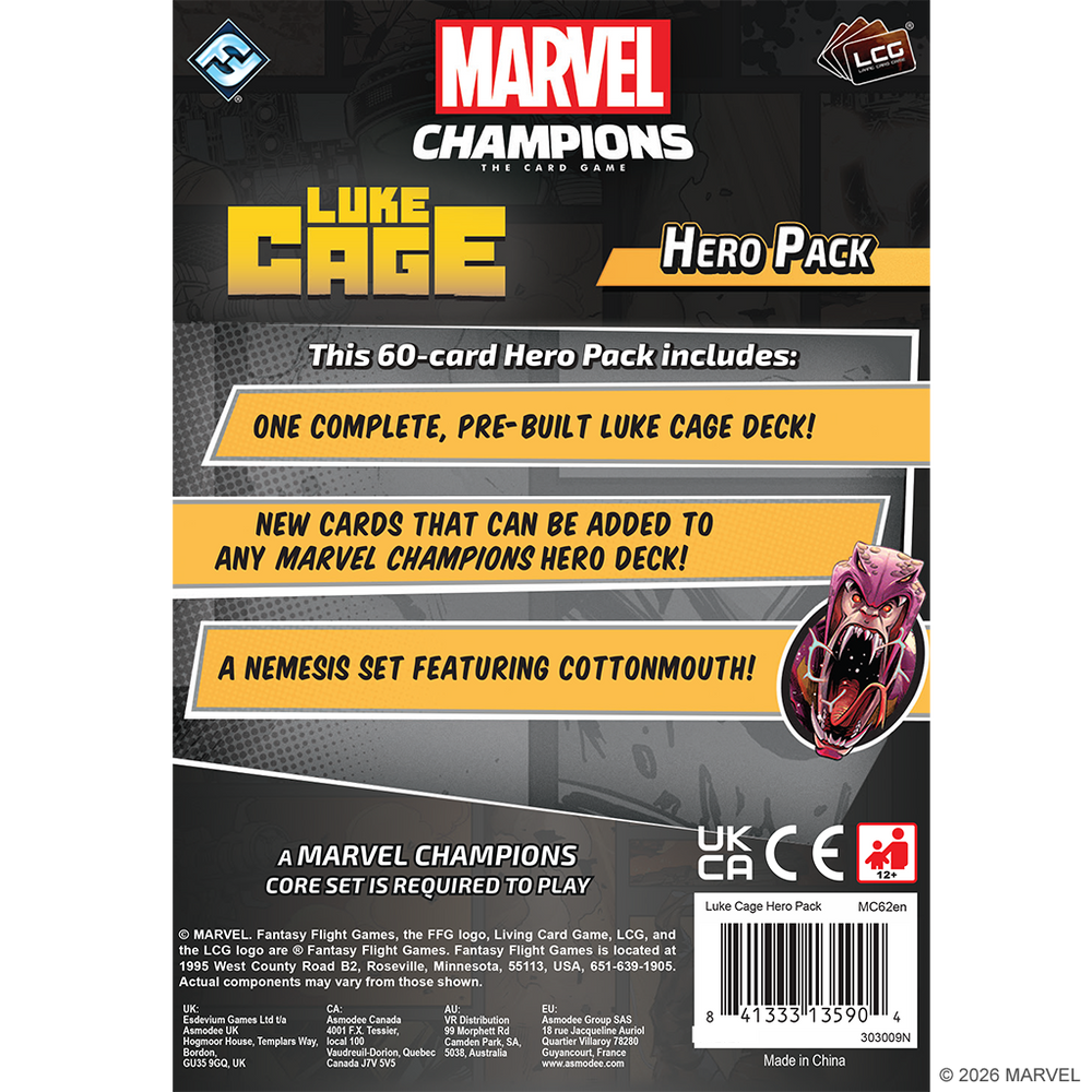 Marvel Champions LCG: Luke Cage Hero Pack (ONLINE ORDER ONLY)