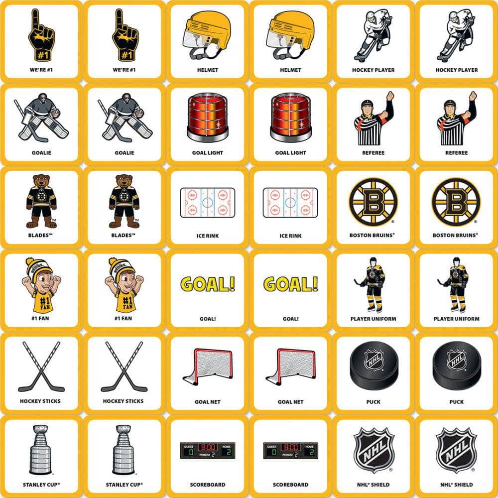 Boston Bruins Matching Game (ONLINE ORDER ONLY)