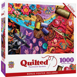 Quilted - Patchwork Gardens 1000 Piece Jigsaw Puzzle