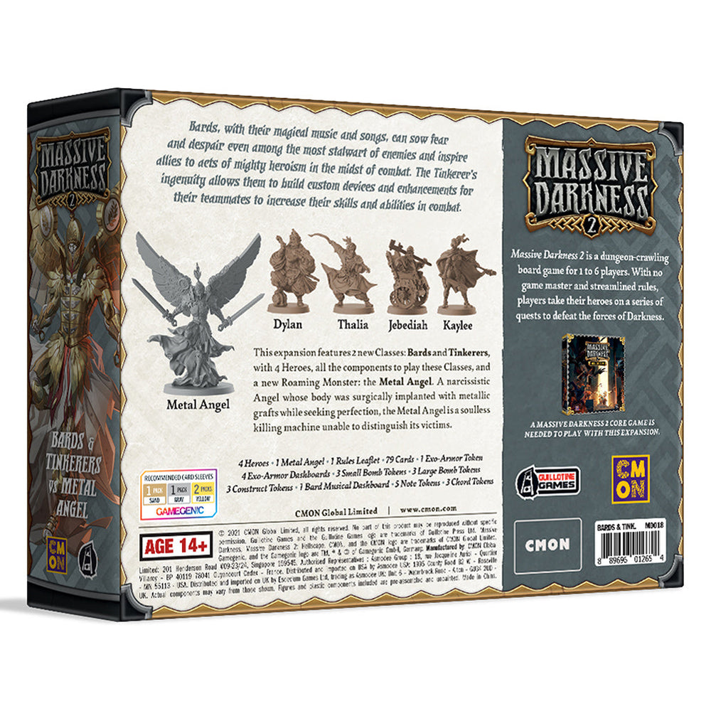 Massive Darkness 2: Bards and Tinkerers vs Metal Angel (ONLINE ORDER ONLY)