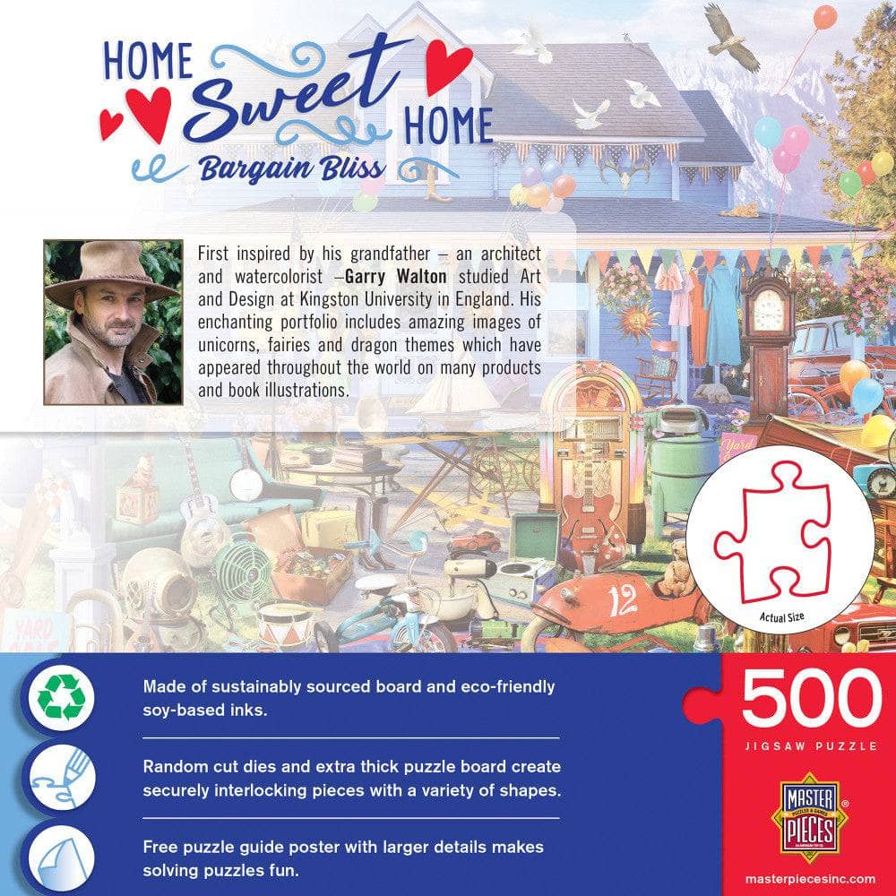 Home Sweet Home - Bargain Bliss 500 Piece Jigsaw Puzzle (ONLINE ORDER ONLY)
