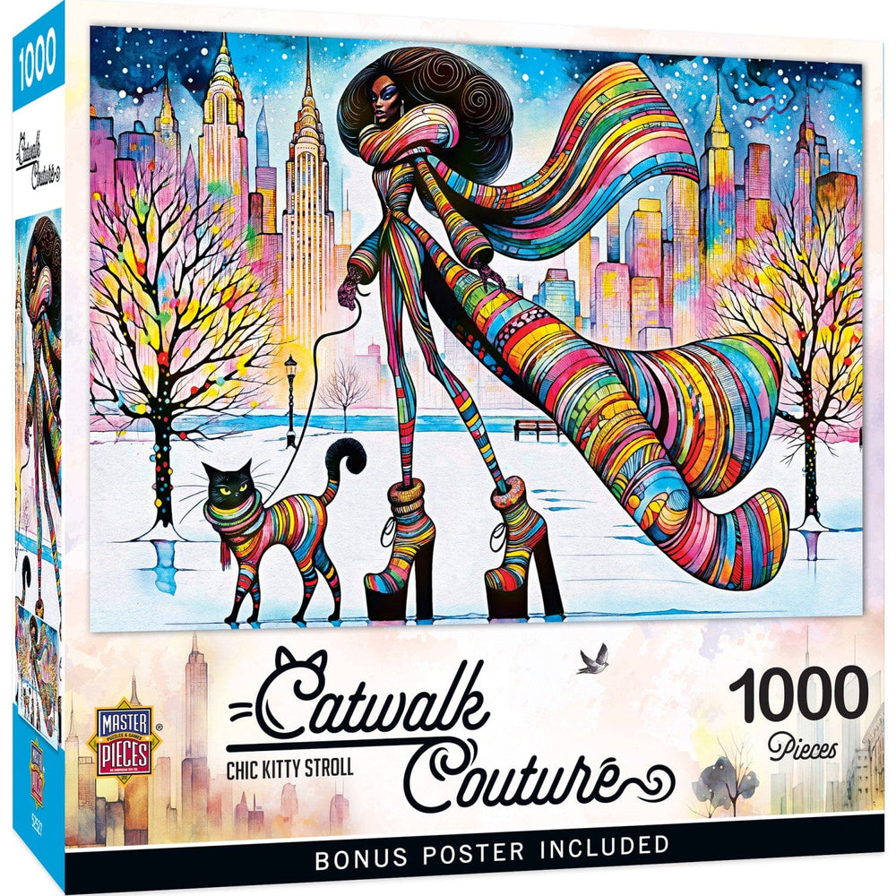 Catwalk Couture - Chic Kitty Stroll 1000 Piece Jigsaw Puzzle (ONLINE ORDER ONLY)
