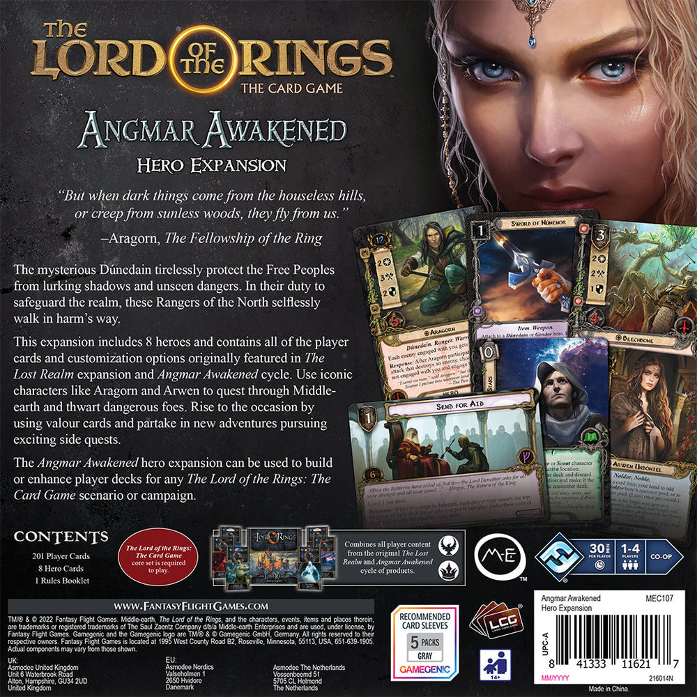 Lord of the Rings LCG: Angmar Awakened Hero Expansion (ONLINE ORDER ONLY)