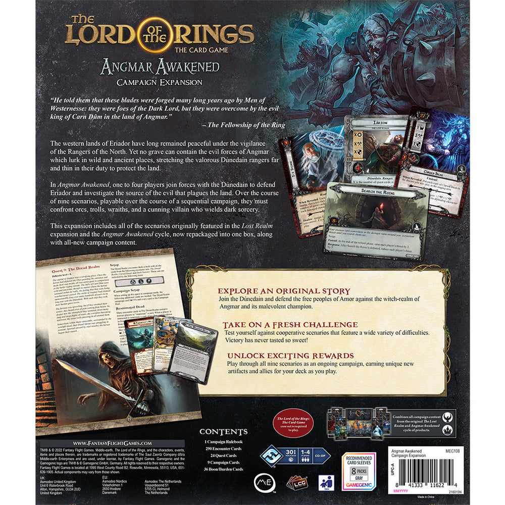Lord of the Rings LCG: Angmar Awakened Campaign Expansion (ONLINE ORDER ONLY)