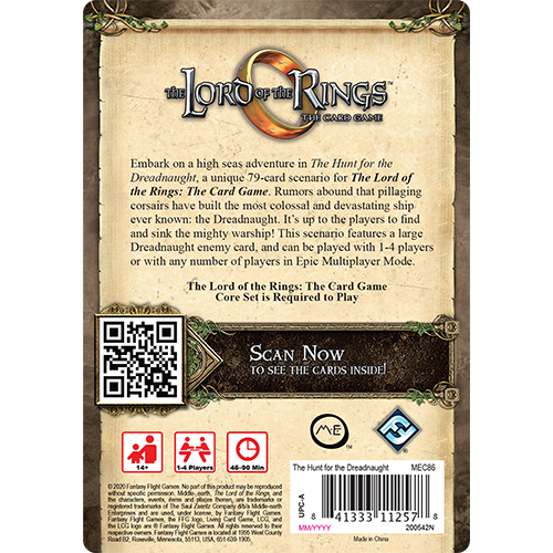 Lord of the Rings LCG: The Hunt for the Dreadnaught (ONLINE ORDER ONLY)