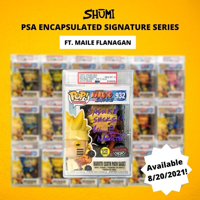 Shumi x PSA Encapsulated Signature Series - Naruto Six Path Sage (Maile Flanagan) [LIMIT 2 PER CUSTOMER][READ DESCRIPTION] (ONLINE ORDER ONLY)