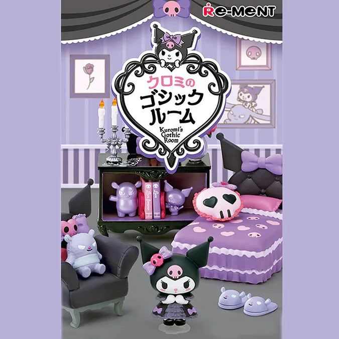 Re-Ment: Sanrio Kuromi's Gothic Room Blind Box (ONLINE ORDER ONLY)