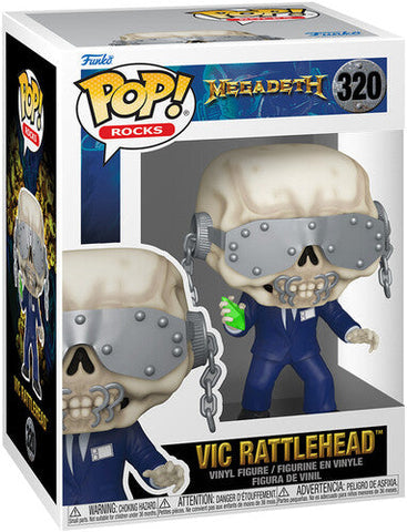 Megadeth - FUNKO POP! ROCKS: Megadeth - Vic Rattlehead (Vinyl Figure) [Action Figure] (Online Order Only) (ONLINE ORDER ONLY)