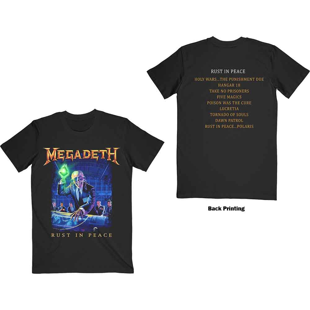 Rust In Peace Track list [T-Shirt] (ONLINE ORDER ONLY)