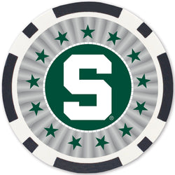 Michigan State Spartans 100 Piece Poker Chips (ONLINE ORDER ONLY)