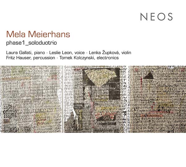 MELA MEIERHANS - phase1_soloduotrio [CD] (ONLINE ORDER ONLY)