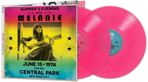 Melanie - Central Park 1974 (Colored Vinyl, Pink, Poster) (2 Lp's) [Vinyl] (ONLINE ORDER ONLY)
