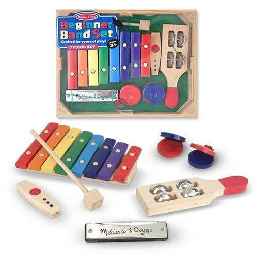 Melissa & Doug- Beginner Band Set Toy Musical Instruments (Online Order Only)