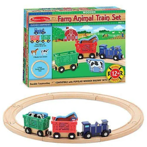 Melissa & Doug - Farm Animal Train Set (Online Order Only)