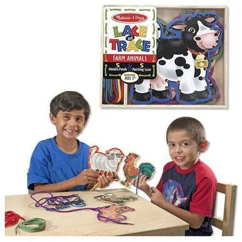 Melissa & Doug - Lace and Trace Farm Animals (Online Order Only)