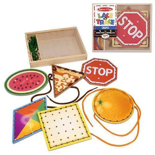 Melissa & Doug - Lace and Trace Shapes (Online Order Only)