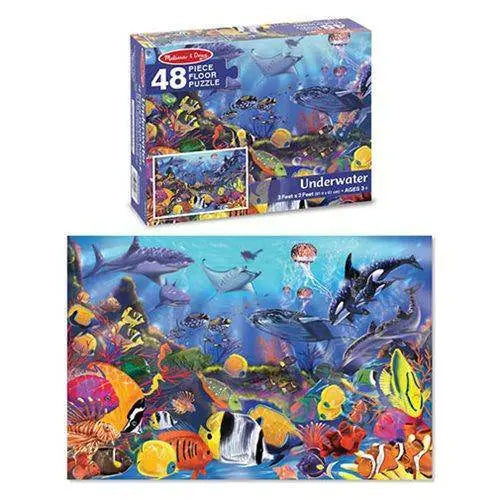 Melissa & Doug- Underwater Floor Puzzle (Online Order Only)