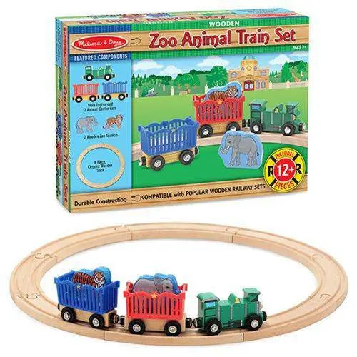 Melissa & Doug - Zoo Animal Train Set (Online Order Only)