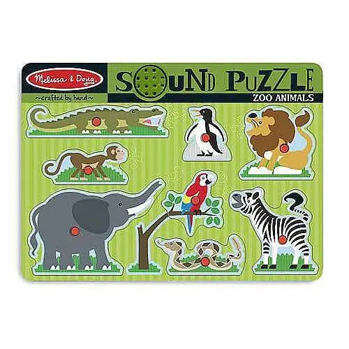 Melissa & Doug-Zoo Animals Sound Puzzle (Online Order Only)