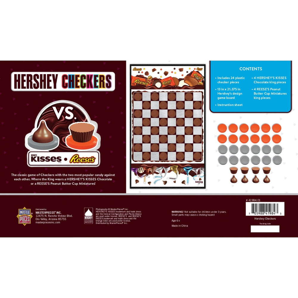 Hershey's Kisses vs Reese's Checkers Board Game (ONLINE ORDER ONLY)