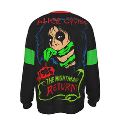 Alice Cooper 1986 Nightmare All Over Print Sweatshirt [] (ONLINE ORDER ONLY)