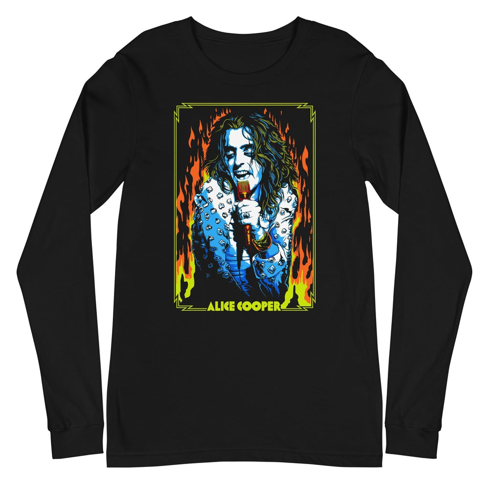 Alice Cooper - Flames Long Sleeve T-Shirt [Apparel] (ONLINE ORDER ONLY)