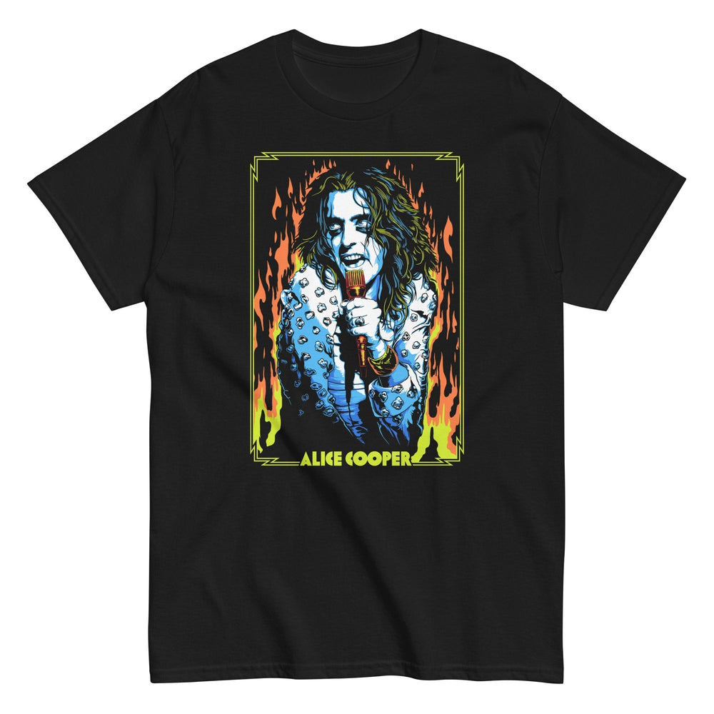 Alice Cooper - Flames T-Shirt [] (ONLINE ORDER ONLY)
