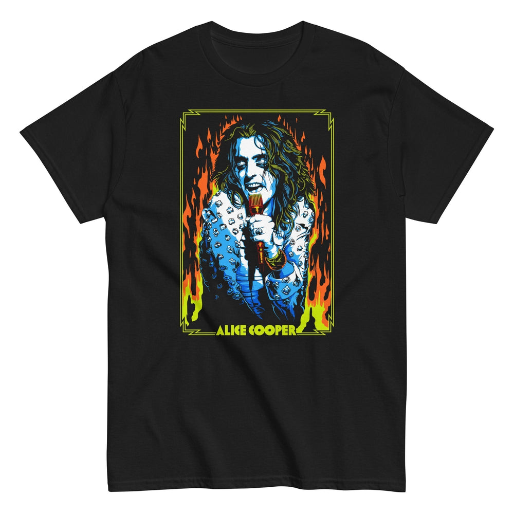 Alice Cooper - Flames T-Shirt [] (ONLINE ORDER ONLY)