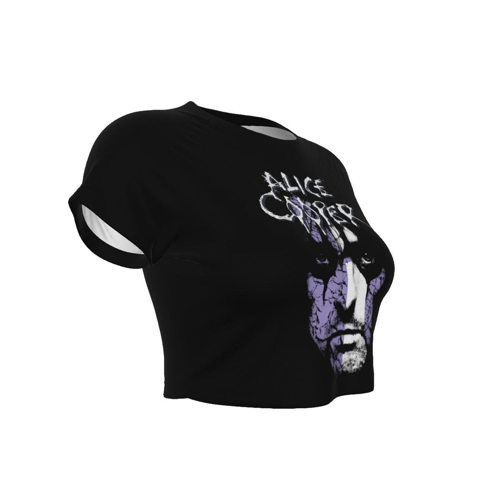 Alice Cooper Vintage Look Women's Crop Top [Apparel] (ONLINE ORDER ONLY)