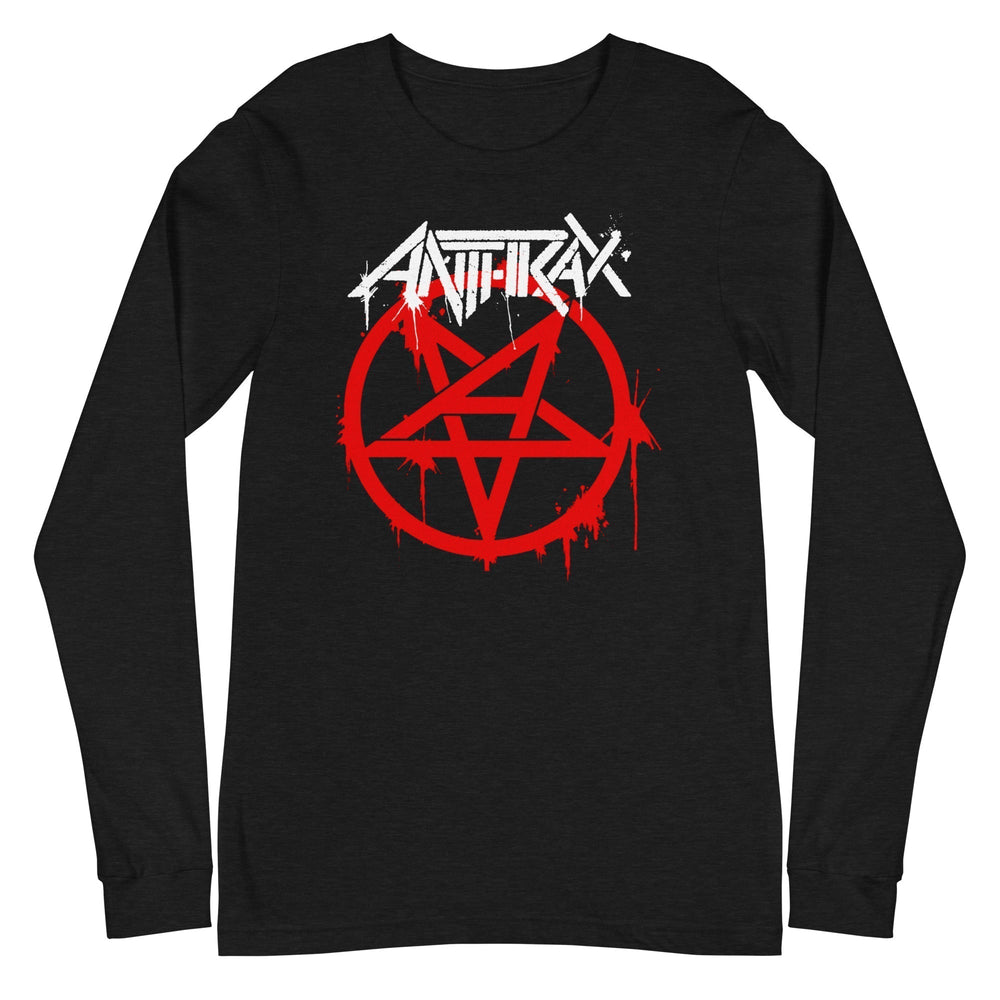 Anthrax - Pentagram Logo Long Sleeve T-Shirt [Apparel] (ONLINE ORDER ONLY)