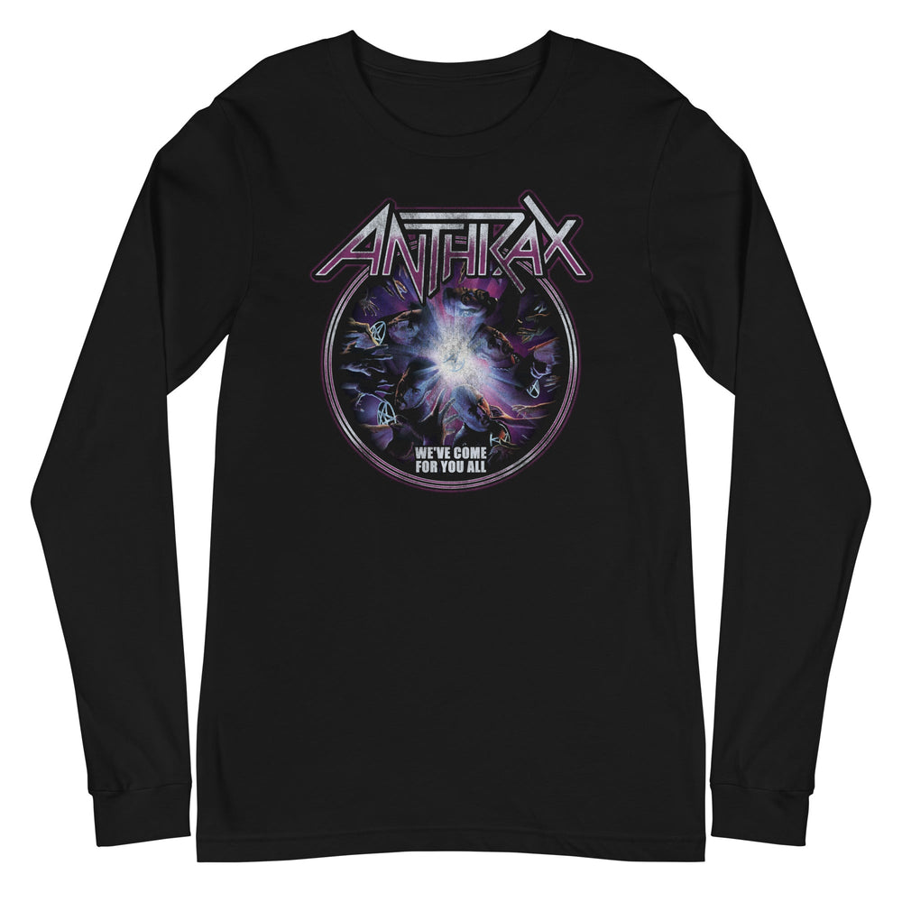 Anthrax - We've Come For You All Long Sleeve T-Shirt [Apparel] (ONLINE ORDER ONLY)