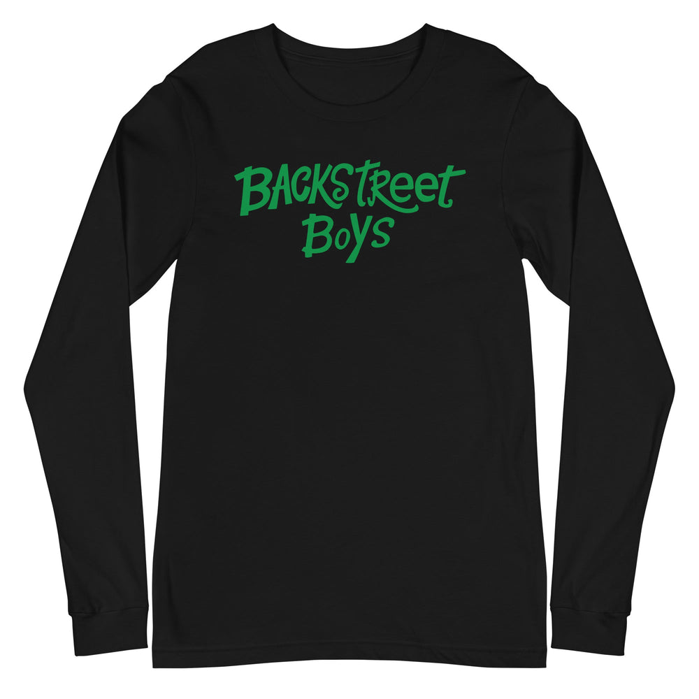 Backstreet Boys - Green Logo Long Sleeve T-Shirt [Apparel] (ONLINE ORDER ONLY)