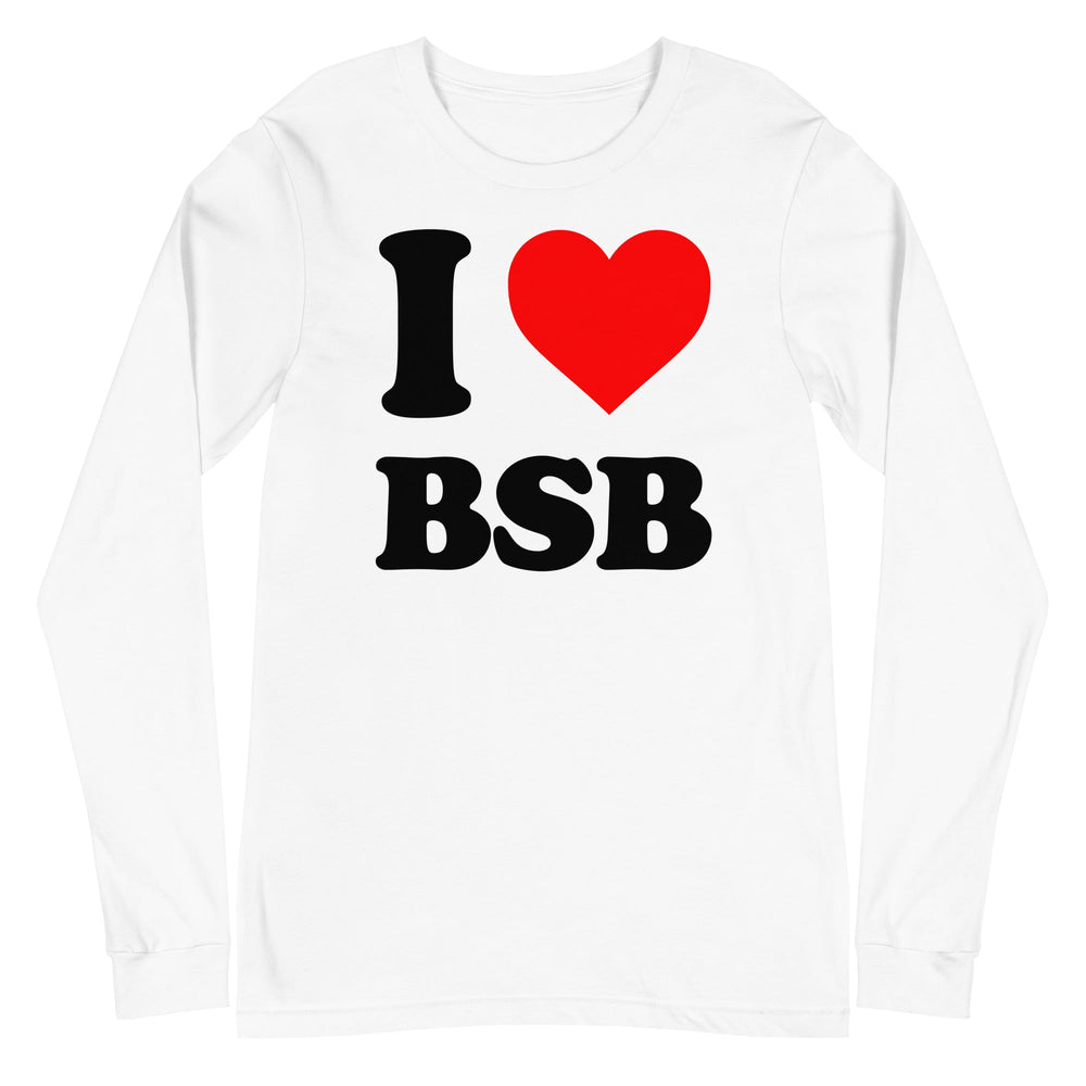 Backstreet Boys - Love BSB White Long Sleeve T-Shirt [Apparel] (ONLINE ORDER ONLY)