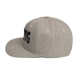 Danzig Classic Logo Grey Embroidered Snap Back Hat [Apparel] (ONLINE ORDER ONLY)