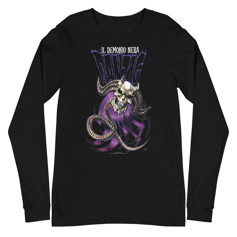 Danzig - Il Demonio Nera Long Sleeve T-Shirt [Apparel] (ONLINE ORDER ONLY)