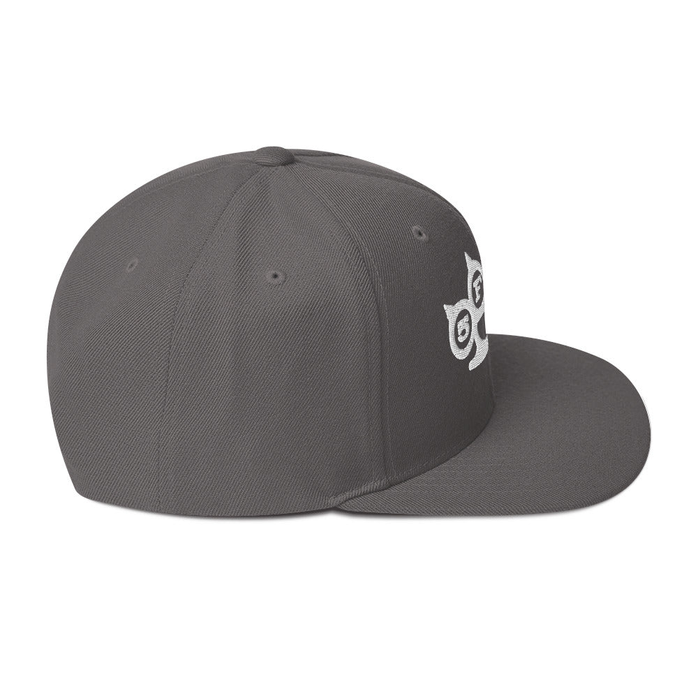 Five Finger Death Punch Grey Knuckles Embroidered Snapback Hat [Apparel] (ONLINE ORDER ONLY)