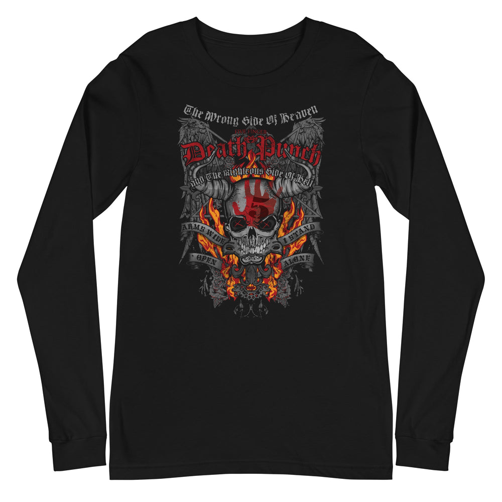 Five Finger Death Punch - Wrong or Righteous Long Sleeve T-Shirt [Apparel] (ONLINE ORDER ONLY)