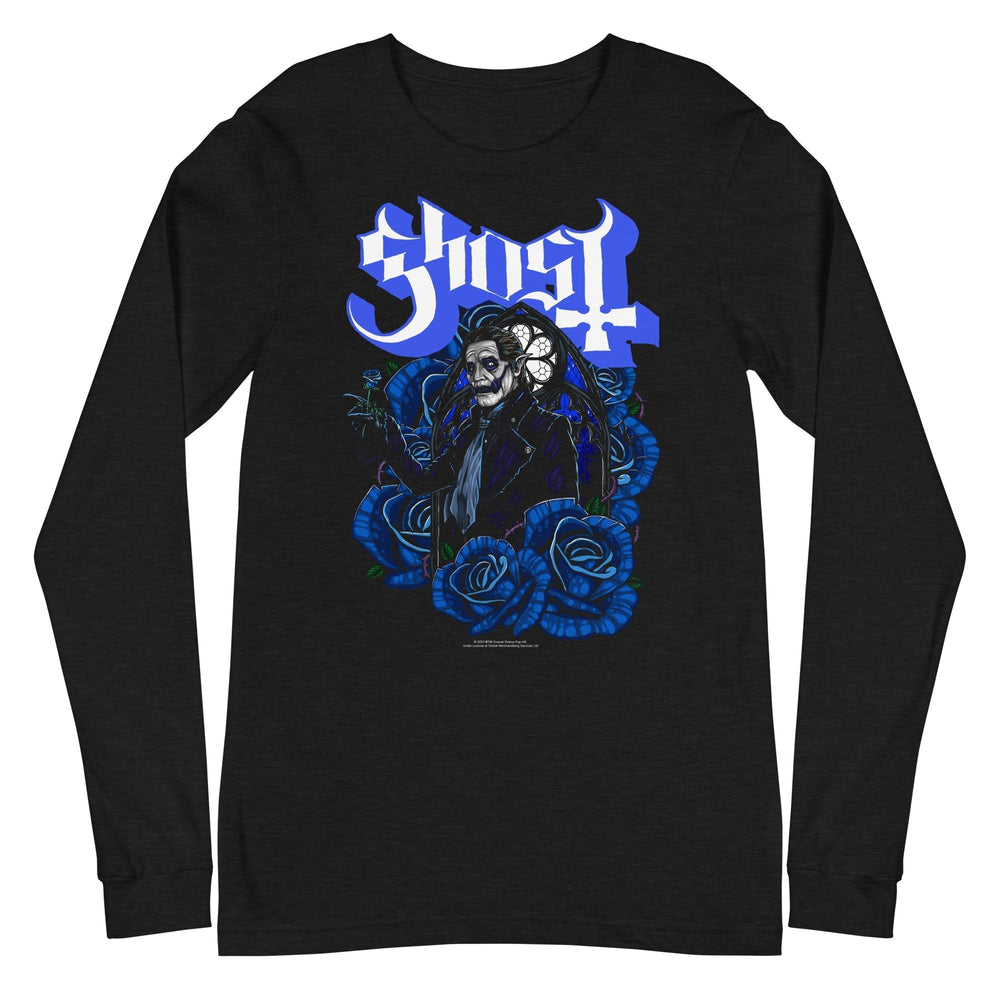 Ghost - Blue Roses Long Sleeve T-Shirt [Apparel] (ONLINE ORDER ONLY)