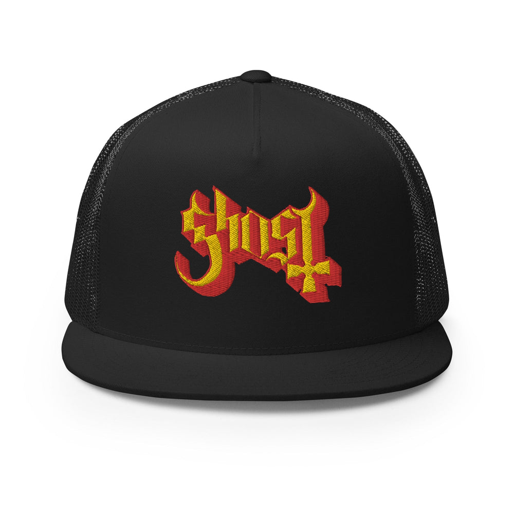 Ghost Embroidered Logo Trucker Hat [Apparel] (ONLINE ORDER ONLY)