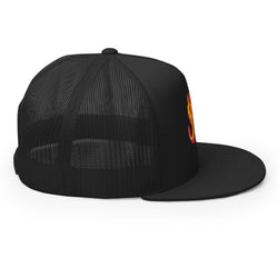 Ghost Embroidered Logo Trucker Hat [Apparel] (ONLINE ORDER ONLY)
