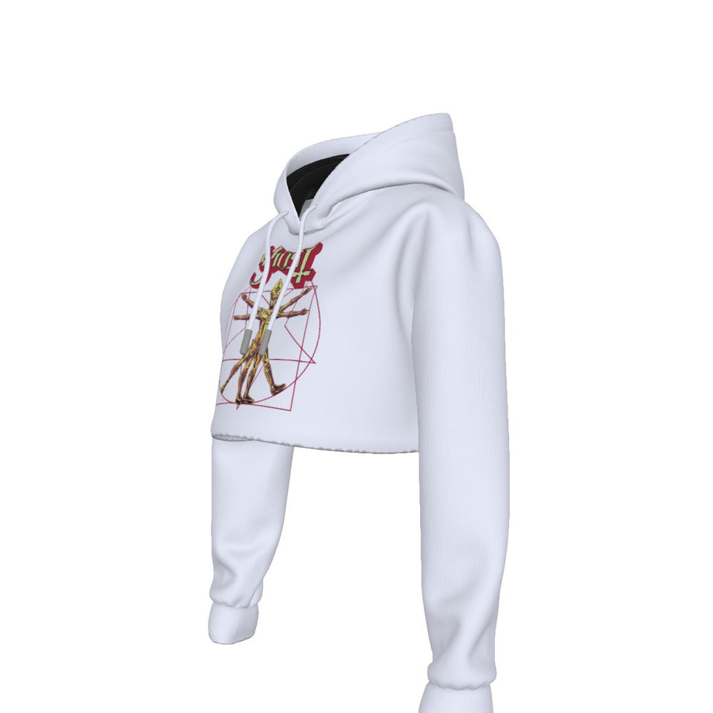 Ghost In the Machine Women's Cropped Hoodie [] (ONLINE ORDER ONLY)