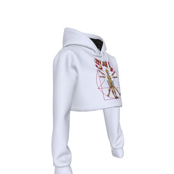Ghost In the Machine Women's Cropped Hoodie [] (ONLINE ORDER ONLY)