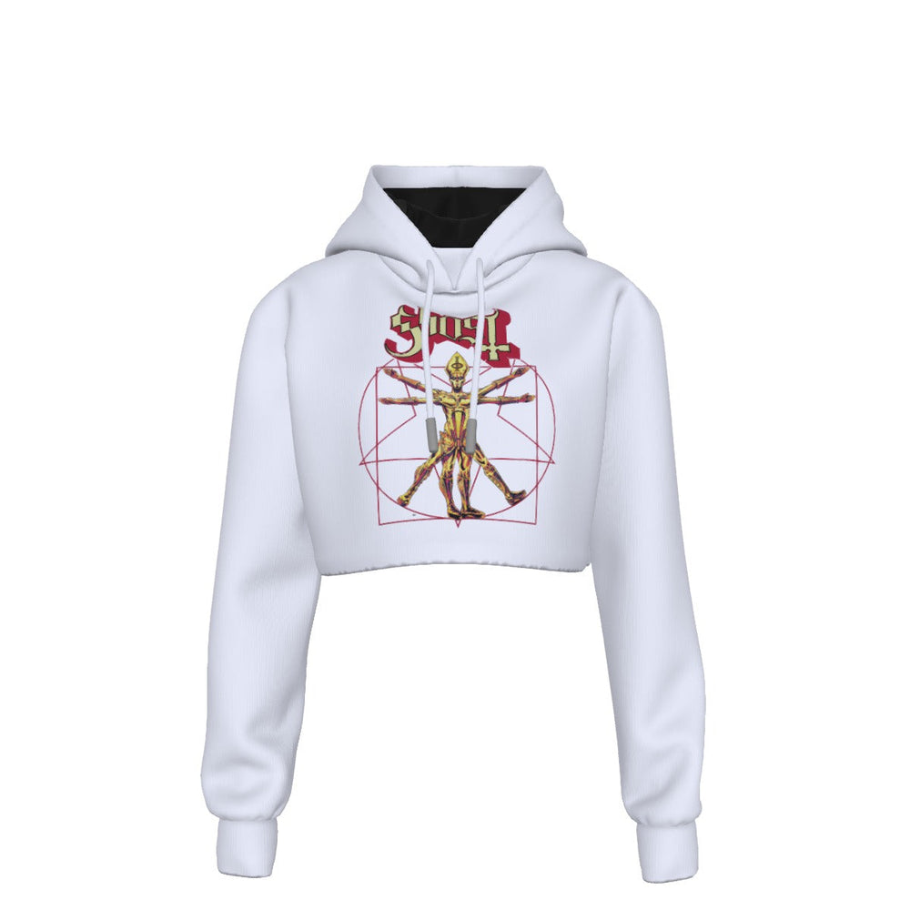 Ghost In the Machine Women's Cropped Hoodie [] (ONLINE ORDER ONLY)