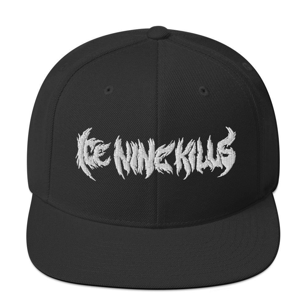 Ice Nine Kills Drip Logo Embroidered Snapback Hat [Apparel] (ONLINE ORDER ONLY)