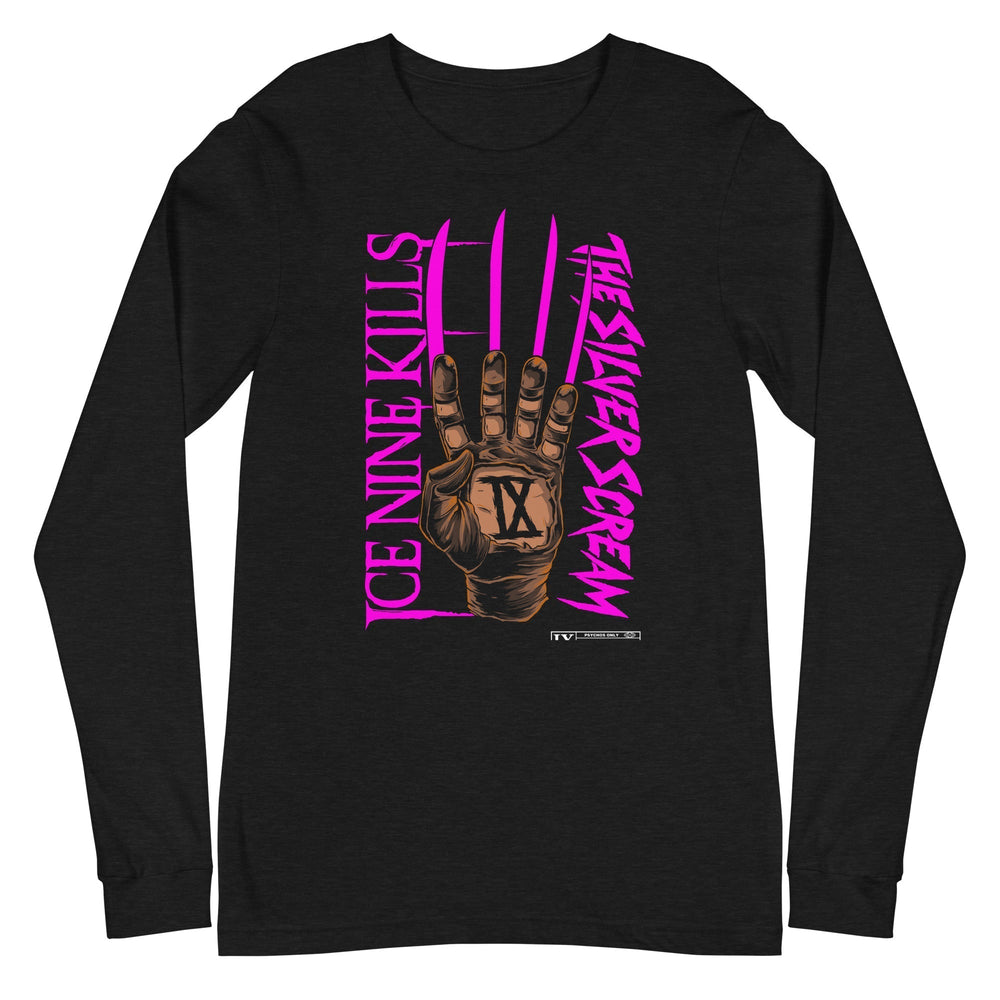 Ice Nine Kills - Silver Scream Long Sleeve T-Shirt [Apparel] (ONLINE ORDER ONLY)